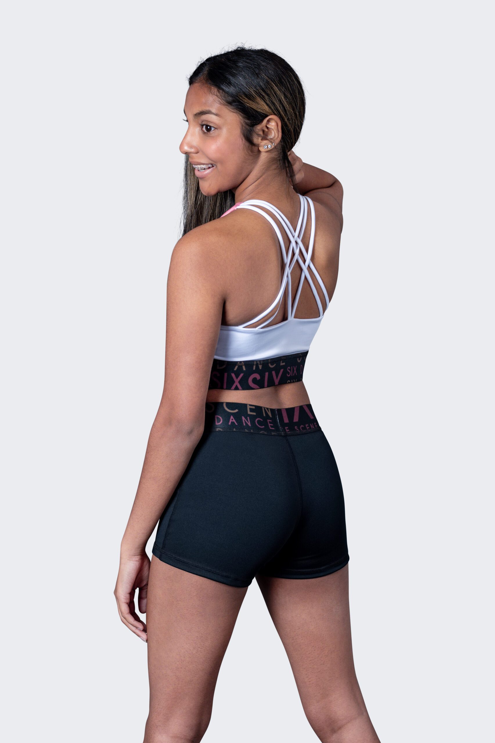 Custom Jazzy & Pro Fit Shorts, Personalised Dance & Gymnastics Booty Skort,  Raw Edge Sweat Short