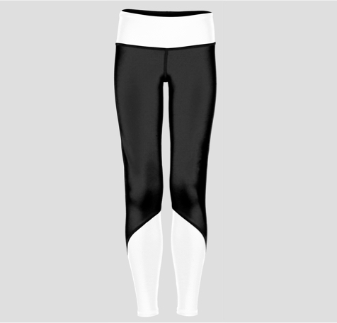ZYIA, Pants & Jumpsuits, Zyia Aztec Adrenaline 78 Leggings Black White  Stripe Pants