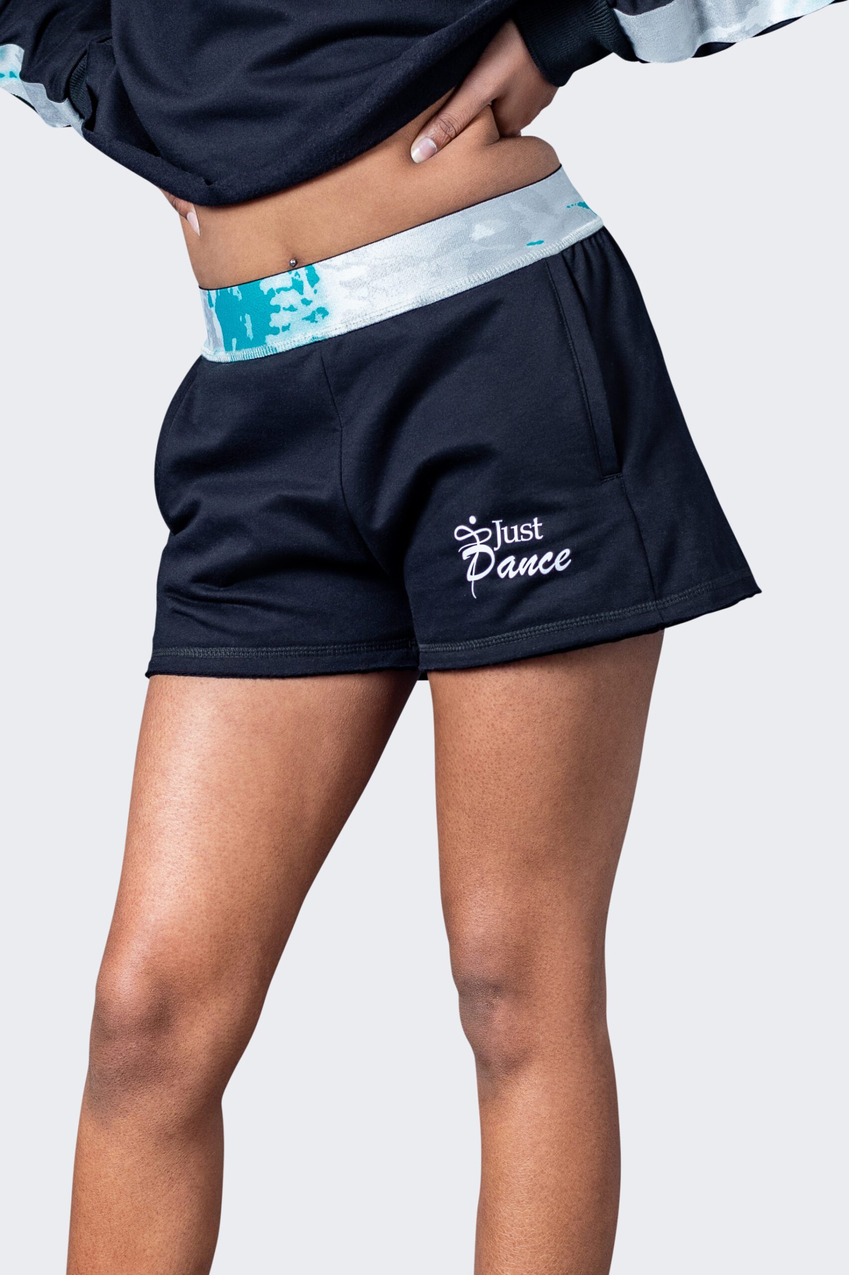 Custom Jazzy & Pro Fit Shorts, Personalised Dance & Gymnastics Booty Skort,  Raw Edge Sweat Short